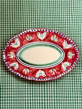 🐓Vietri Solimene Hand Painted Italian Platter🐓